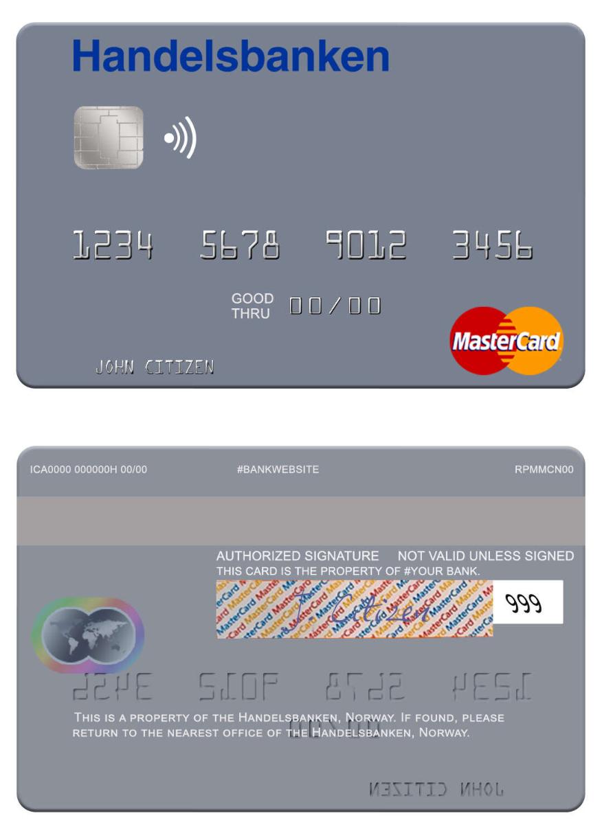 Norway Handelsbanken mastercard